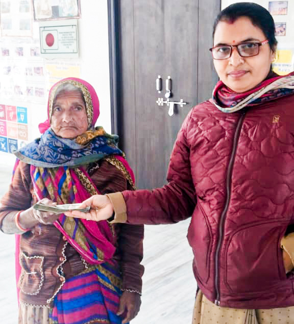 Door-to-Door Struggle to Her Own Home